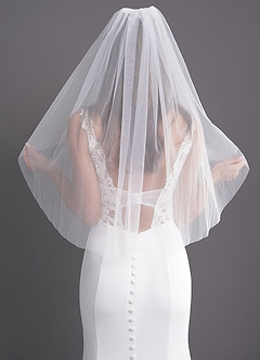front Talia Waist Length Veil