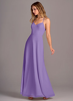 Azazie Mei Bridesmaid Dresses Tahiti A-Line Chiffon Dress image4