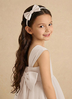front Girls Satin Headband