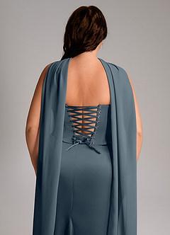 Azazie Sorrel Bridesmaid Dresses Twilight Mermaid Strapless Stretch Satin Convertible Dress image11