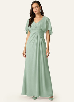 Azazie Dopasowany kolor Salome Chiffon Wrap