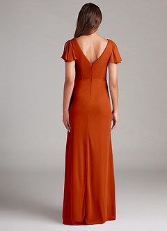 Azazie Soren Final Sale Black A-Line Ruched Mesh Dress image5