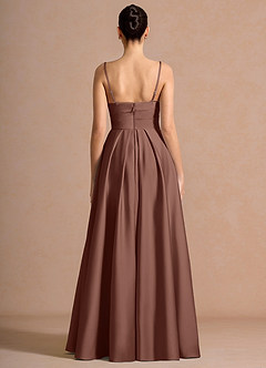 Maxi jurk Nancy Mokka Coco image6