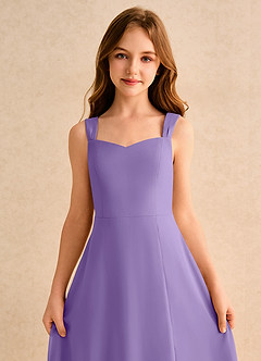 Azazie Makani Girls Formal Flower Girl Dresses Tahiti A-Line Sweetheart Neckline Chiffon Dress image6