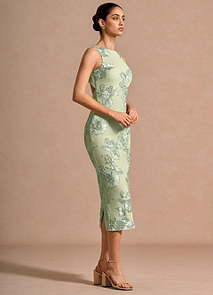 Vestido Verde Claro Midi Taylin image4
