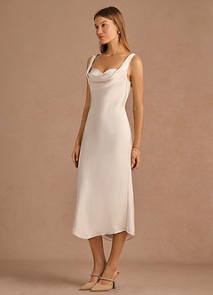 Clara Cream Midi Dress image4