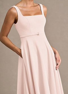 Robe Mi-Longue Rose Poudré Zosia image6