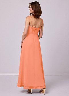 Barbie ♥ Azazie Final Sale Sunset A-Line Pleated Chiffon Dress image2