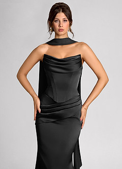 suknia Czarny Maxi Calista image6