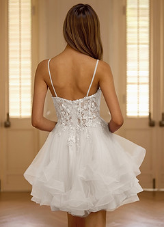 Viviara White Mini Dress image2