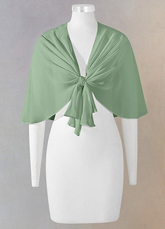 front Azazie June Chiffon Wrap