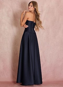Nikol Deep Navy Two Piece Dress image2