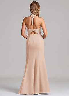 Azazie Emeria Suknie dla druhen Syrena Dekolt w kształcie serca Szyfon Do ziemi Sukienka image2