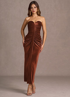 Maxi jurk Mackenzie Terracotta image1