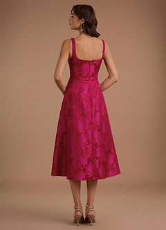 Kaylen Midi Klänning Ruby Fuchsia image2