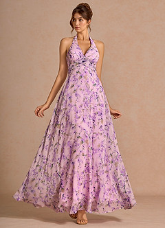 Kleid Josee Violette Blüten image1