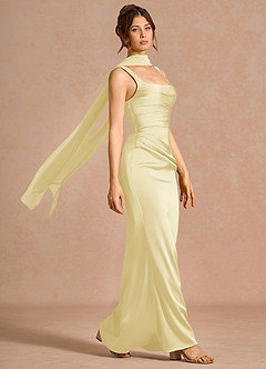 Hadiya Butter Yellow Maxi Dress image4