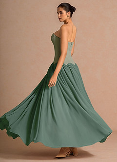 Eirisse Light Green Maxi Dress image3