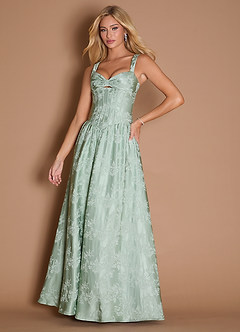 Giselle Maxi Klänning Soft Green image4