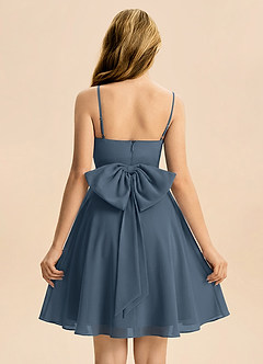 Azazie Bear Junior Neptune A-Line Pleated Chiffon Dress image2