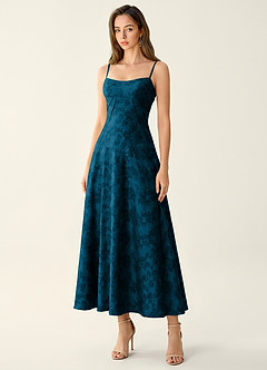dark teal lace bridesmaid dresses Lace Bodice Chiffon Maxi Bridesmaid Dress, Dark Teal – Jolie Moi Retail
