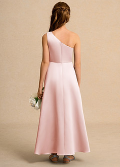 Azazie Taffy Junior Formal Flower Girl Klänningar Klä A-Line i Matt satäng Spets image2