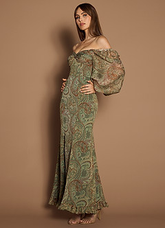 Rina Sage Paisley Maxi Dress image4