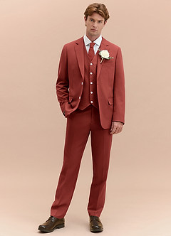 front James Terracotta Costume 3 pièces