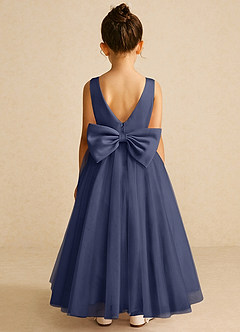 Azazie Pumpkin Flower Girl Dresses Stormy A-Line Convertible Tulle Dress image6