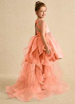 Azazie Julietta vestidos de niña de las flores Vestido de Atardecer de Tul de Princesa con Convertible image6
