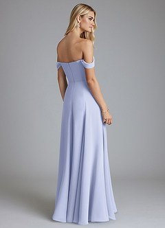 Azazie Seriana Brudtärnklänningar Klä av A-Linje i Chiffong Av axeln Lavendel image2