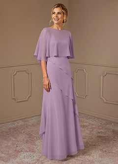 Azazie Bowie Mother of the Bride Dresses Wisteria A-Line Chiffon Dress image2
