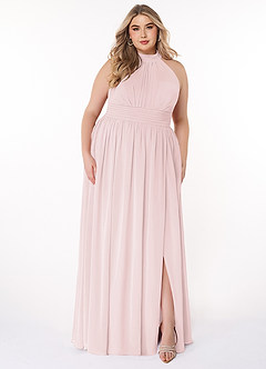 Azazie Iman Bridesmaid Dresses A-Line A-Line Ruched Chiffon Floor-Length Dress image8