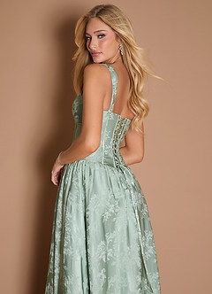 Giselle Maxi Klänning Soft Green image7