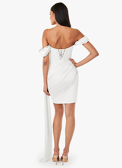 Imani White Corset Two-Piece Dress image5