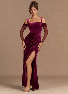 Taliyah Wine Maxi Dress image5