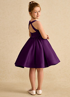 Azazie Julietta Robe Demoiselle D'honneur Fillette Robe Princesse en Tulle Convertible Grain De Raisin image8