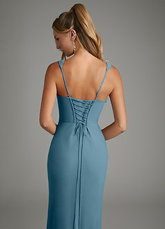 Azazie Asa Bridesmaid Dresses Bermuda Sheath Corset Chiffon Dress image7