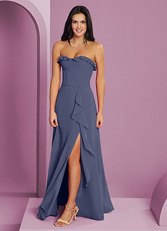 Barbie ♥ Azazie Bridesmaid Dresses Stormy A-Line Sweetheart Neckline Chiffon Dress image3