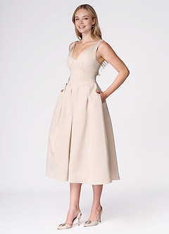 Liora Cream Midi Dress image4