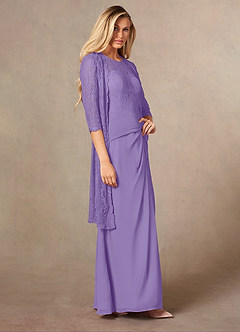 front Azazie Cho Lace Wrap