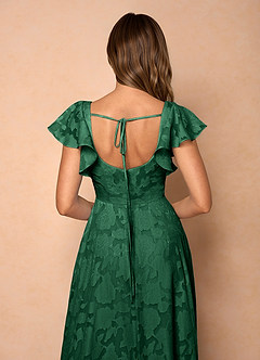 Anna Emerald Green Ruffled Maxi Dress image7