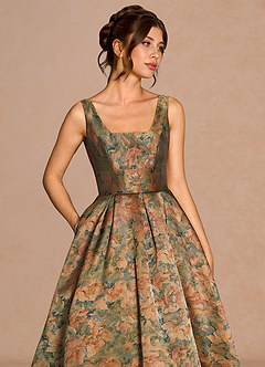 Robe Longue Sarcelle Vintage Sarai image4