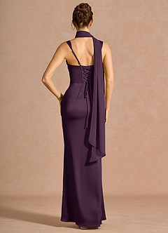 Hadiya Dark Purple Maxi Dress image2
