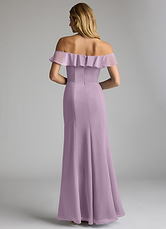 Azazie Sophie Bridesmaid Dresses Wisteria A-Line Off the Shoulder Chiffon Convertible Dress image3