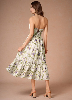 Midi jurk Vivien Tulp Multiprint image6