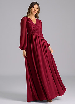 Myah Merlot Maxi Dress image4