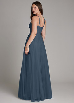 Azazie Teagan Bridesmaid Dresses Neptune A-Line Sweetheart Neckline Tulle Dress image5