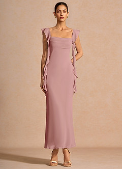 Robe Longue Rose Clair Diana image4