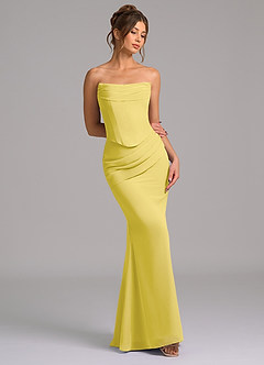 Azazie Sorrel Suknie dla druhen Syrena Gorset Szyfon Do ziemi Sukienka image7